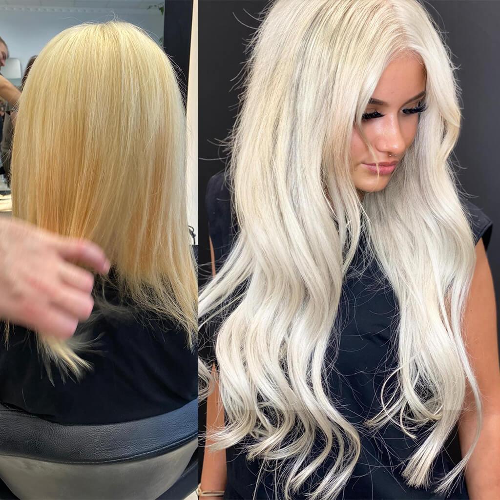 Hair System Before After Image