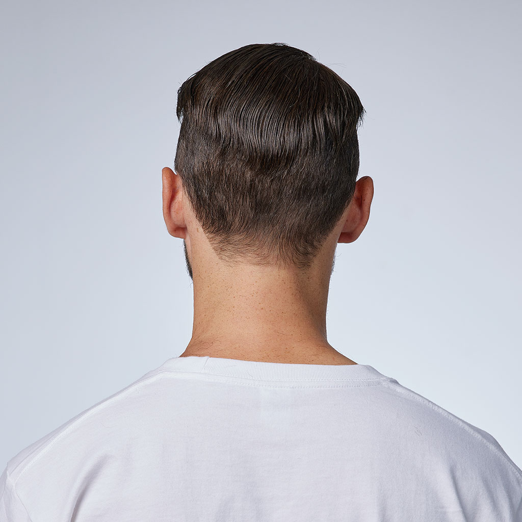 HS27+ Mono Top Toupee with a Lace Front and a Skin Gauze Perimeter (3)