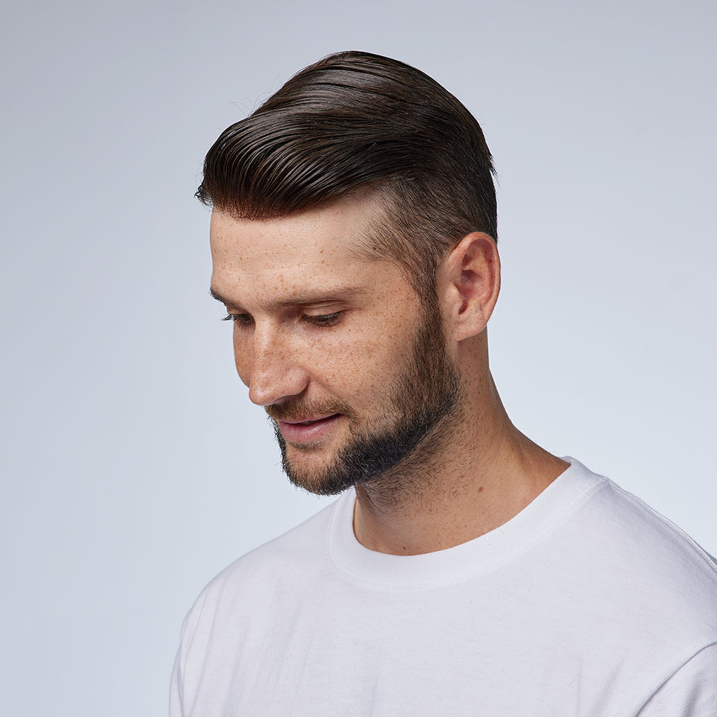 HS27+ Mono Top Toupee with a Lace Front and a Skin Gauze Perimeter (5)