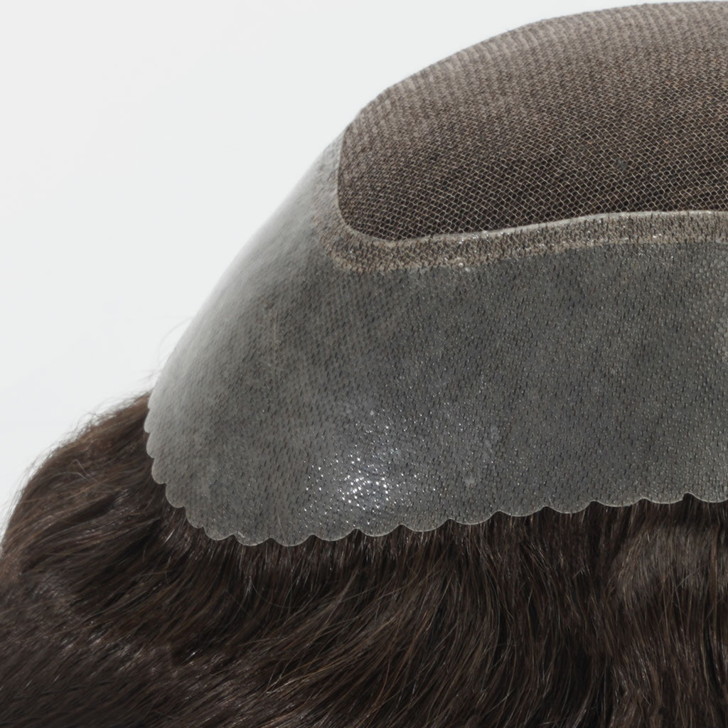 AUSTRALIA-S Swiss Lace Hair System with Curls (5) scallop front