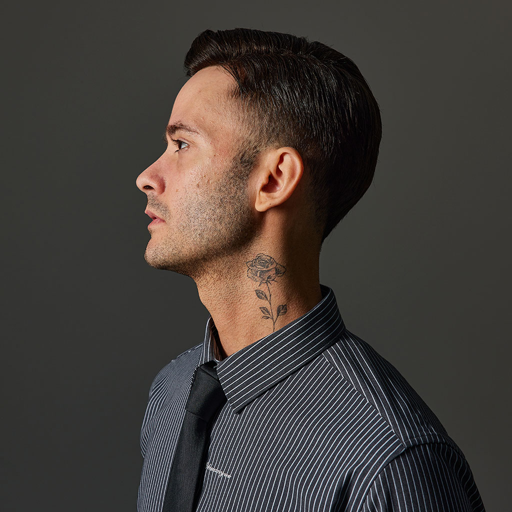 AUSTRALIA-S Swiss Lace Hair System with Curls (7) - a man is wearing this product
