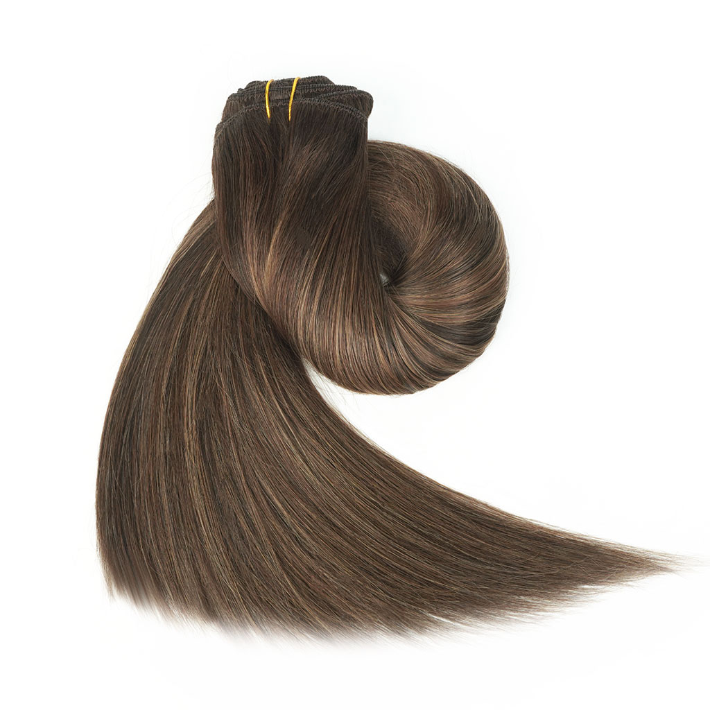 Full set clip-in hair extensions