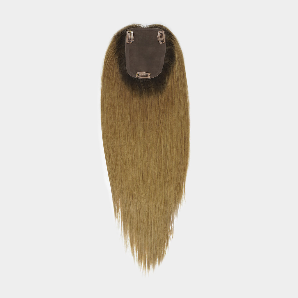 FST9x14 Full Cuticle Remy Hair Topper With Mono Base (2)