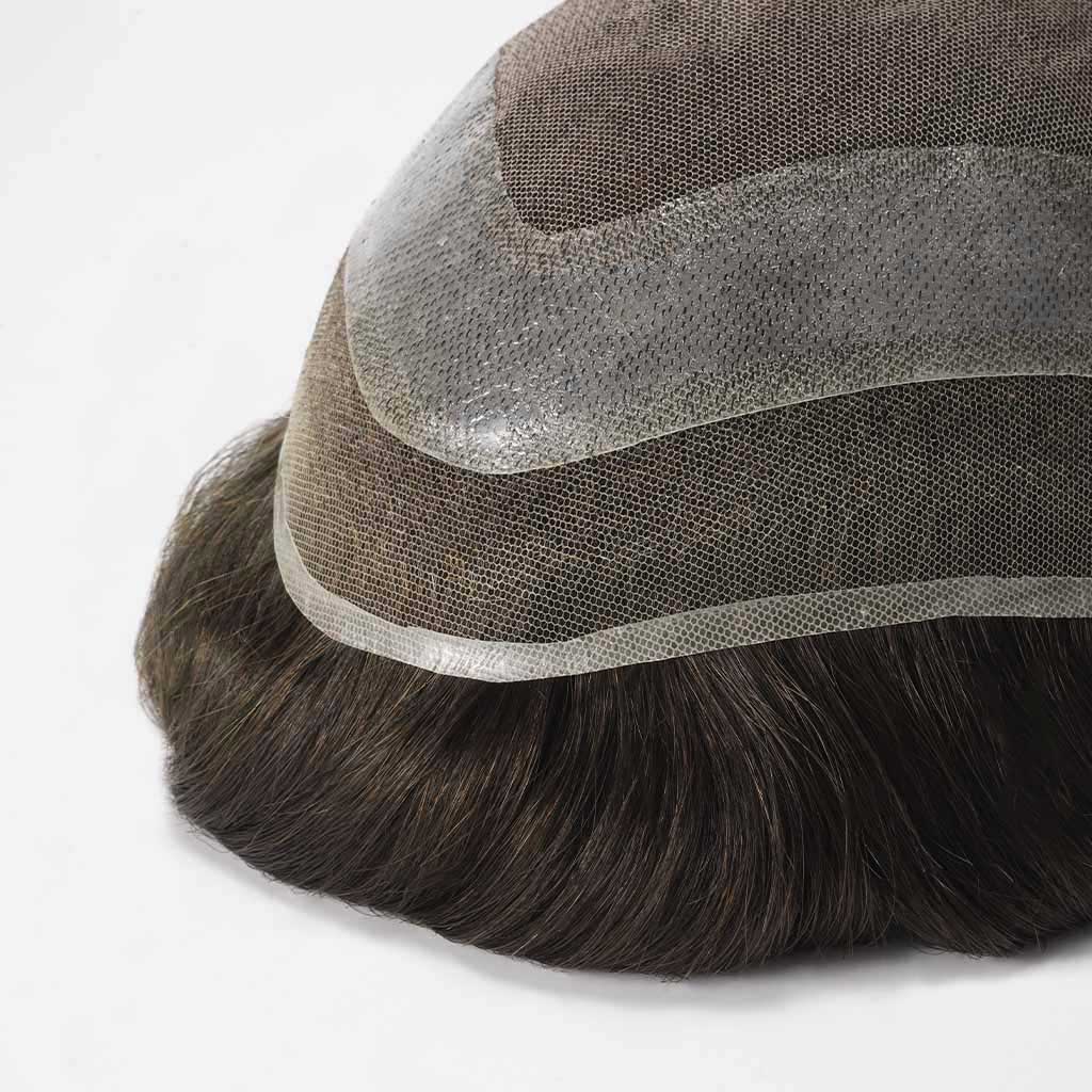 HOLLYWOOD Lace Hair System for Men With Thin a Skin Perimeter and Lace Front (1)