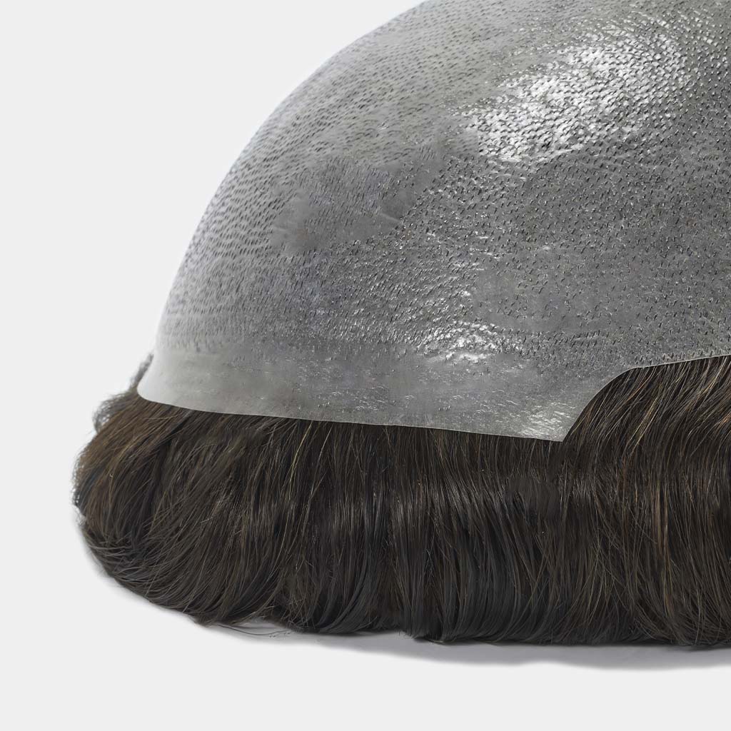 HS1MC Thin Skin Hair System Toupee Wholesale With 90% Density