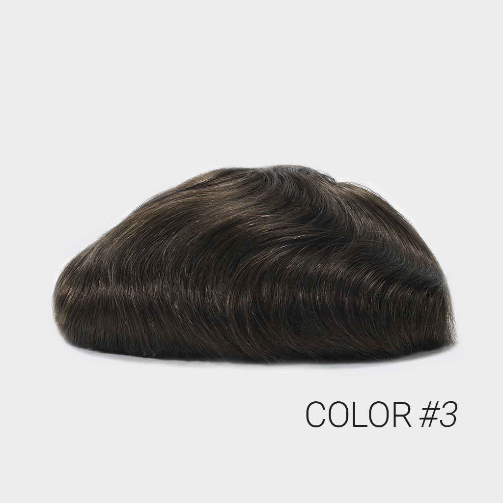 HS1V V-Loop Men's Hair System 0.06 mm Poly Thin Skin (2)