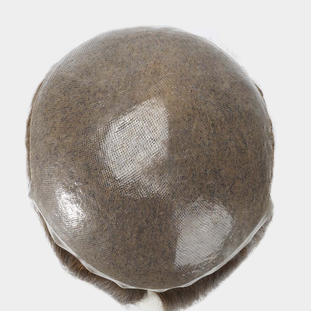HS1W Women's Toupee with Remy Hair and a Skin Base Wholesale from newtimeshair