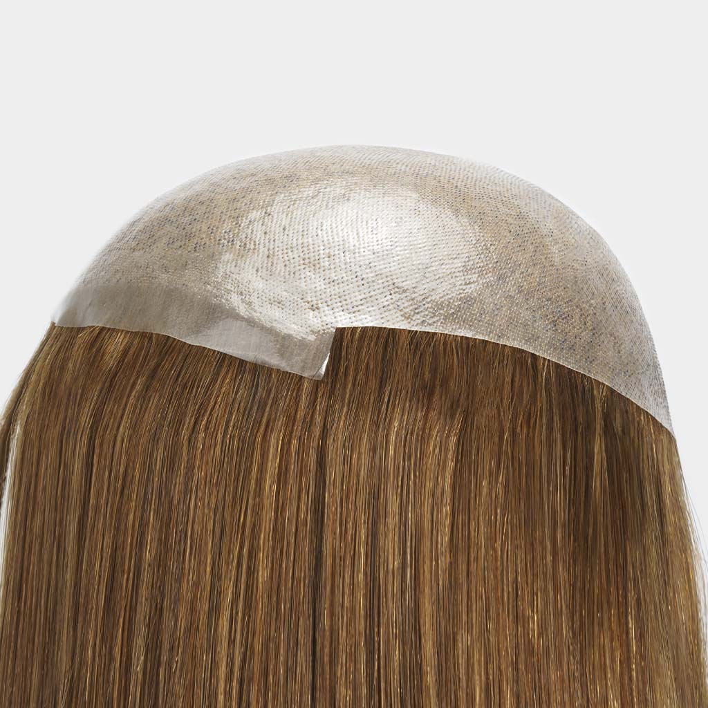 HS1W Women's Toupee with Remy Hair and a Skin Base Wholesale from newtimeshair