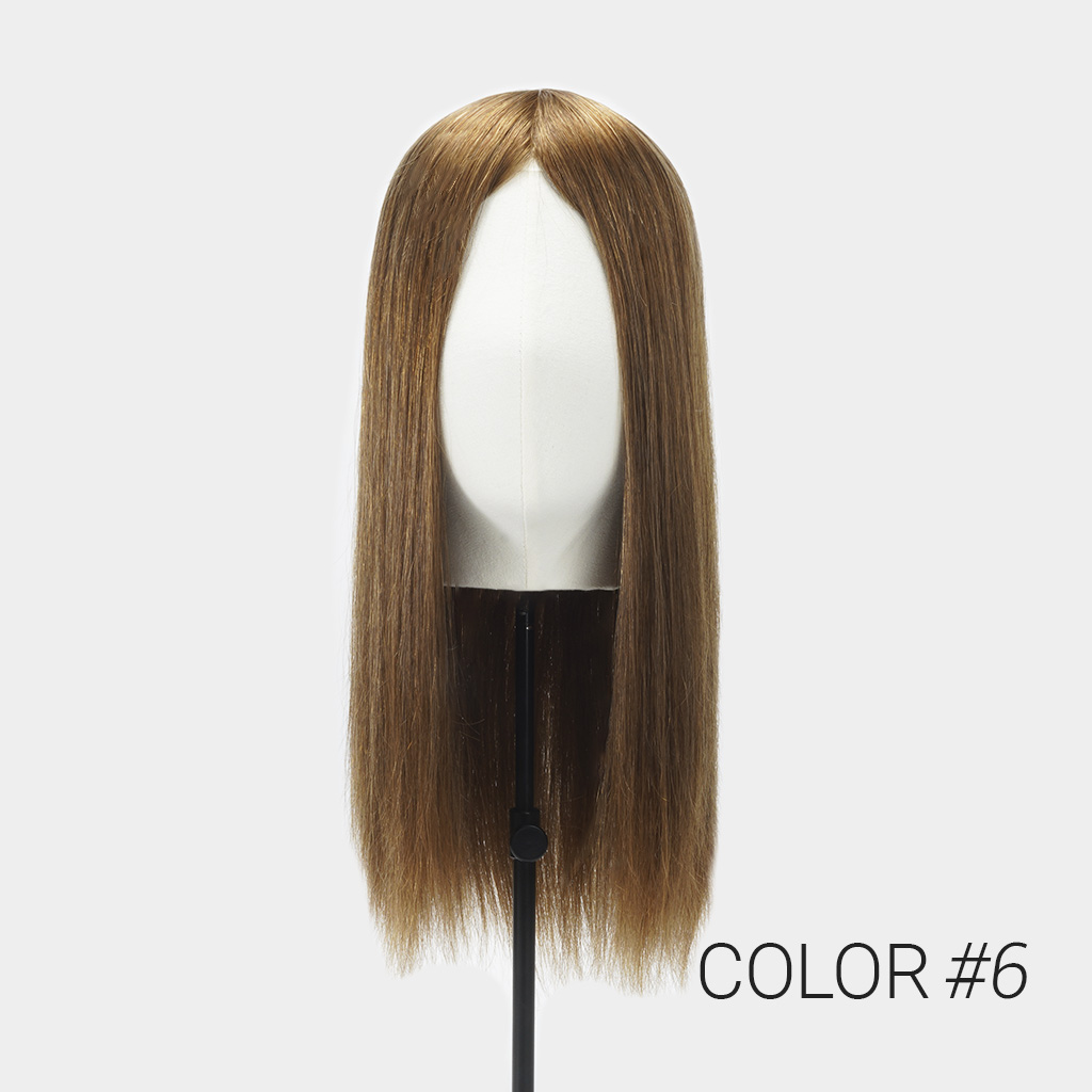 HS1W Women's Toupee with Remy Hair and a Skin Base Wholesale from newtimeshair