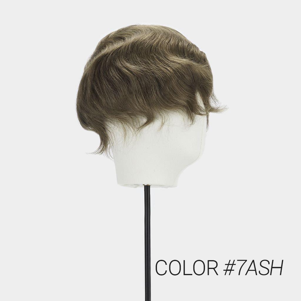 HS27PW Women's Fine Mono Hairpiece With Skin and Lace