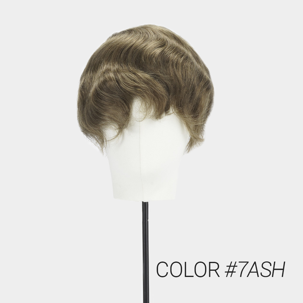HS27PW Women's Fine Mono Hairpiece With Skin and Lace