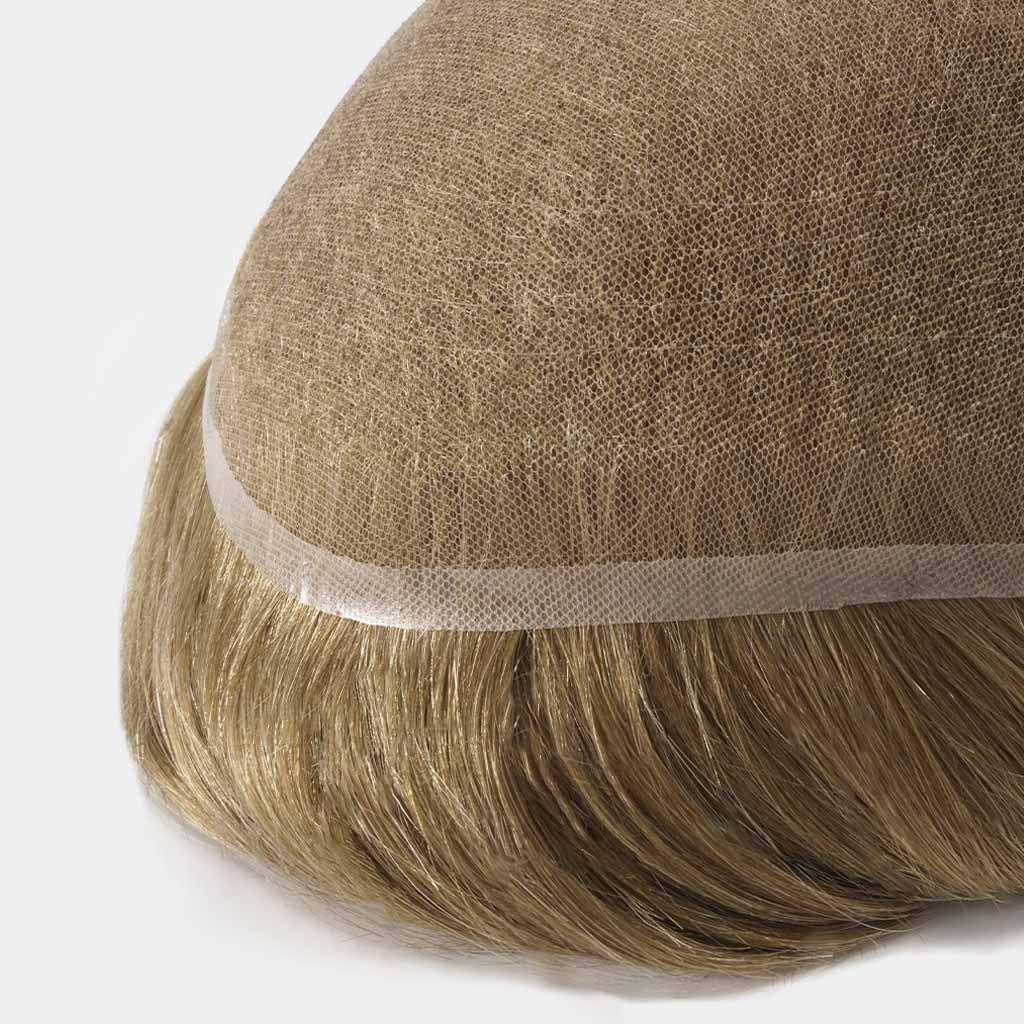 HS7EUFull Lace Men's Hair System Toupee With European Remy Hair