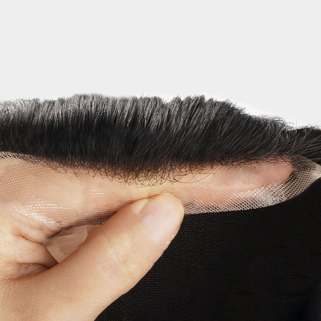 HS7FFull Lace Hair System With Realistic Hairline and Parts Wholesale