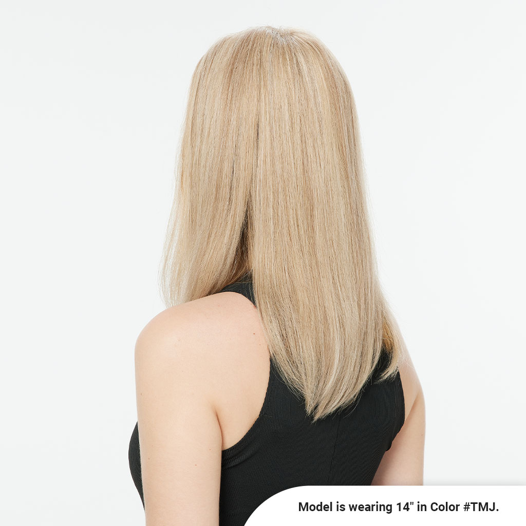 JULIE Deluxe Mono Top Hair Topper Mongolian Hair order from NEWTIMES HAIR
