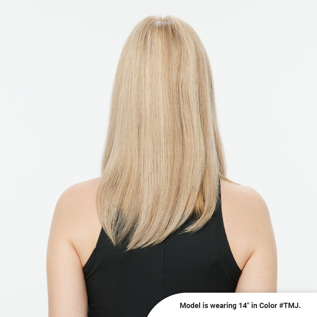 JULIE Deluxe Mono Top Hair Topper Mongolian Hair order from NEWTIMES HAIR