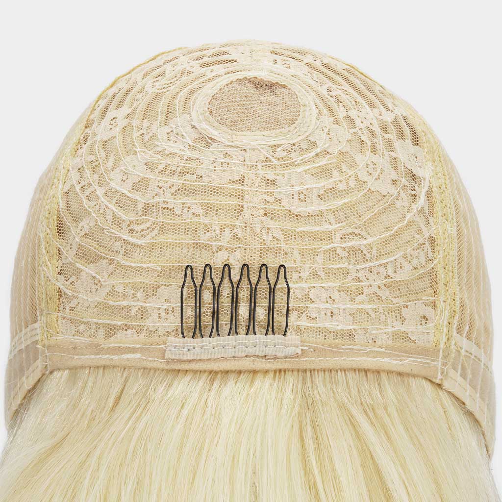 LXM-O Black Blonde Bob Wig With Bangs Wholesale