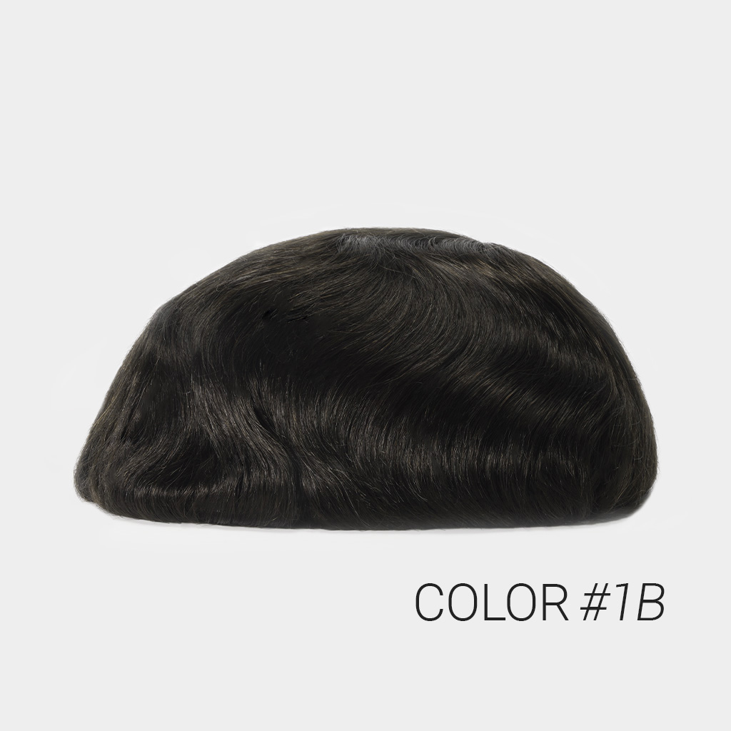 N6Swiss Lace Men's Hair System With PU Sides and back (6)