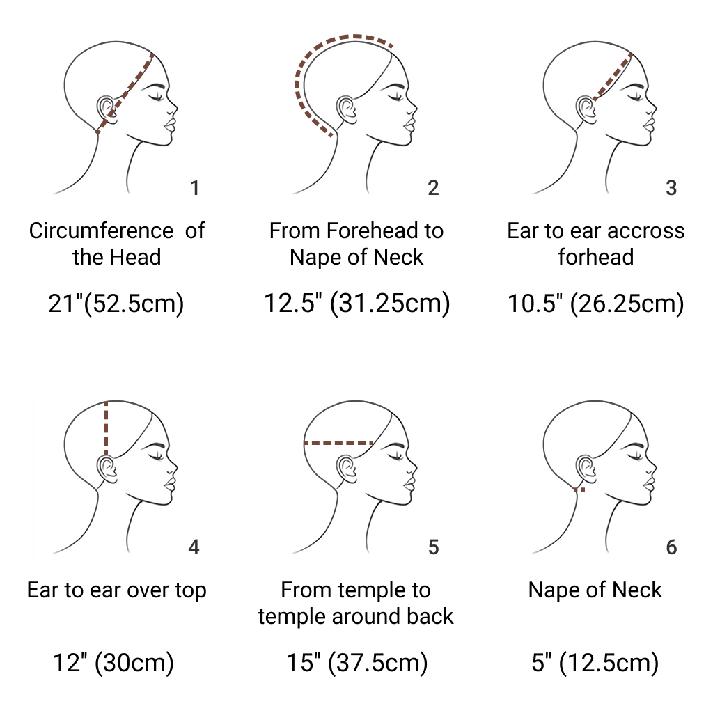 wig base size