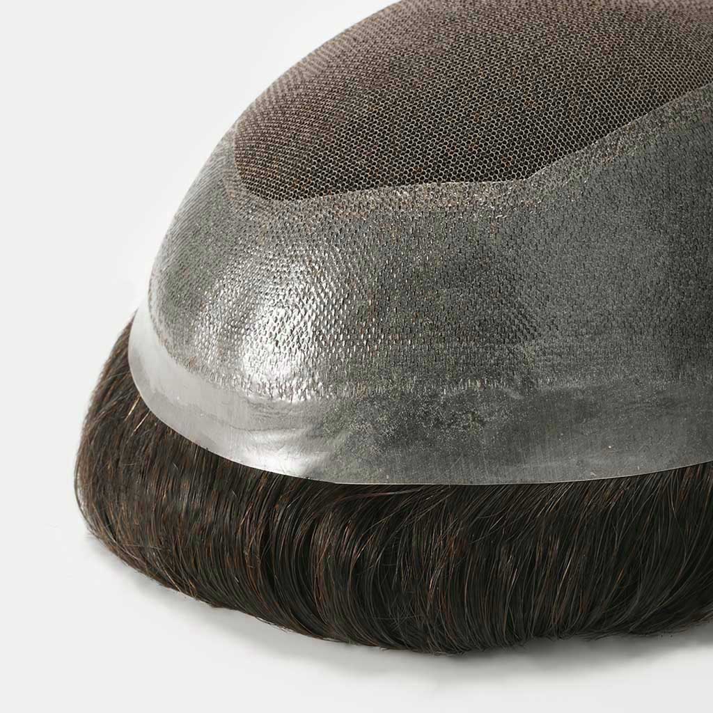 NEWAUSTRALIA Swiss Lace Hair System Toupee With a Wider PU Perimeter