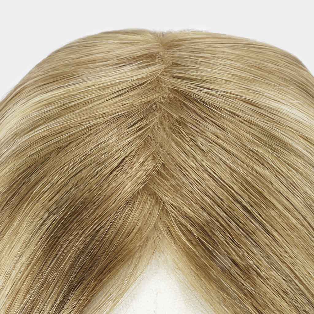 SIDNEY Mono Human Hair Topper Premium Mongolian Hair