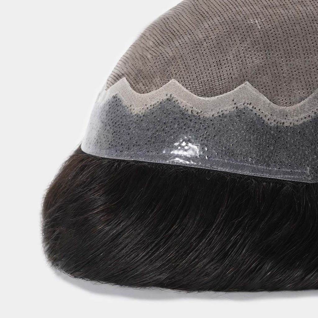 VIVI-HW Fine Mono Hair System With A Scalloped PU Perimeter of NEWTIMES HAIR