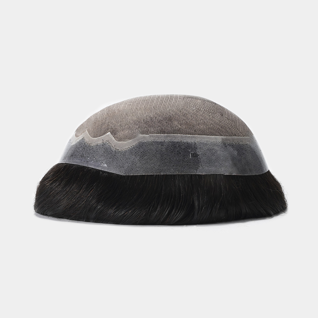 VIVI-HW Fine Mono Hair System With A Scalloped PU Perimeter of NEWTIMES HAIR