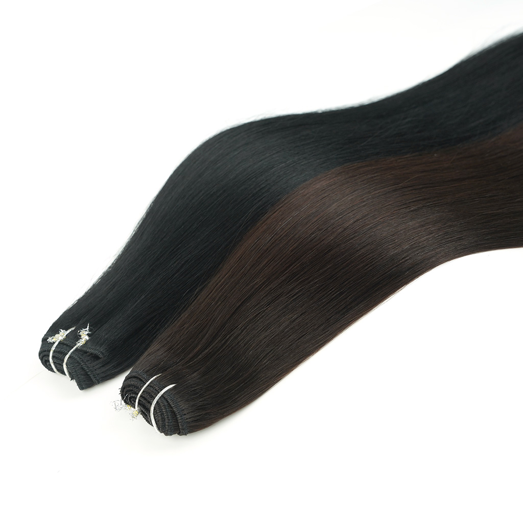 WEFT Hair Extensions, 7-Star Full Cuticle Remy Hair